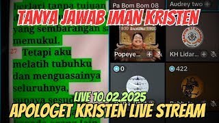 LIVE ISLAM BERTANYA KRISTEN MENJAWAB - 10022025 - ROOM APOLOGET