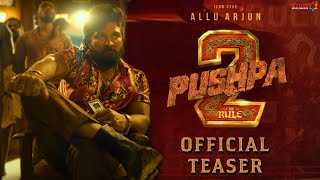 Pushpa 2 The Rule Trailer | Allu Arjun | Rashmika | Sukumar | Pushpa 2 Teaser Trailer Released