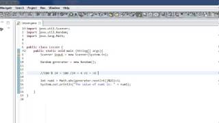 Beginners Java, Lesson 11, Using loops and nested loops and simple game creation