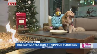 Kenny highlights the perks of a holiday staycation at Kimpton Schofield Hotel