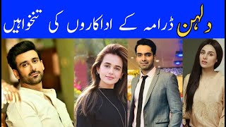 Dulhan drama cast salary|Per episode income|Sami Khan|Sumbul Iqbal|Dulhan drama episode 1 Hum Tv