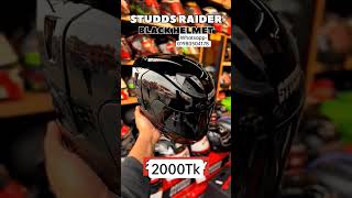 Studds Raider Black helmet price in Bangladesh. whatsapp-01980504178 #helmet #motogear #bike