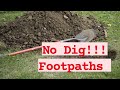 No Dig  Pathway #no dig  # ramboo green hands  #Charles Dowding