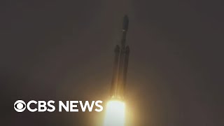 SpaceX Falcon Heavy rocket launches a payload for Space Force