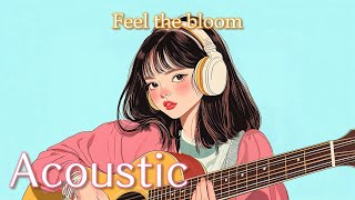 K-pop Style Acoustic Cafe Music For Boost Your Mood~ 🎸🌸