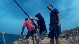 LAMPUGA a ROCK FISHING:  Ilha do Sal Cabo Verde