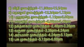 30 வகை முகூர்த்தங்கள்/30 vakai mukurthankal/Astro Jayakumar/kp stellar astrology tamil