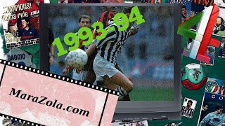 Channel 4 Football Italia Live 1993-94_Juventus v Milan_Peter Brackley