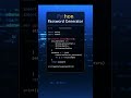 Secure in Seconds | Python Password Generator #python #DataScience  #code #study #computerscience
