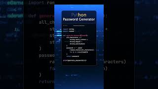 Secure in Seconds | Python Password Generator #python #DataScience #code #study #computerscience