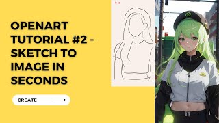 OpenArt Tutorial 2 - Create Fully-rendered Images With a Simple Sketch (Prompts Optional)