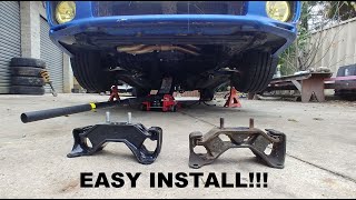 Group N STI Trans Mount Install | subaru wrx