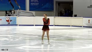 Sofja Stepcenko – 2024 Santa Claus Cup FS