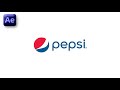 Pepsi Logo Animation in Adobe After Effects - After Effects Tutorial - No Plugins.