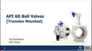 L&T Valves - API 6D Ball Valves 150420