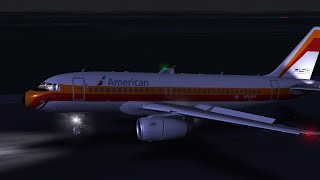 [RFS Real Flight Simulator#568]American Airlines A319ceo|Boston-Washington D.C.|{1h10min}