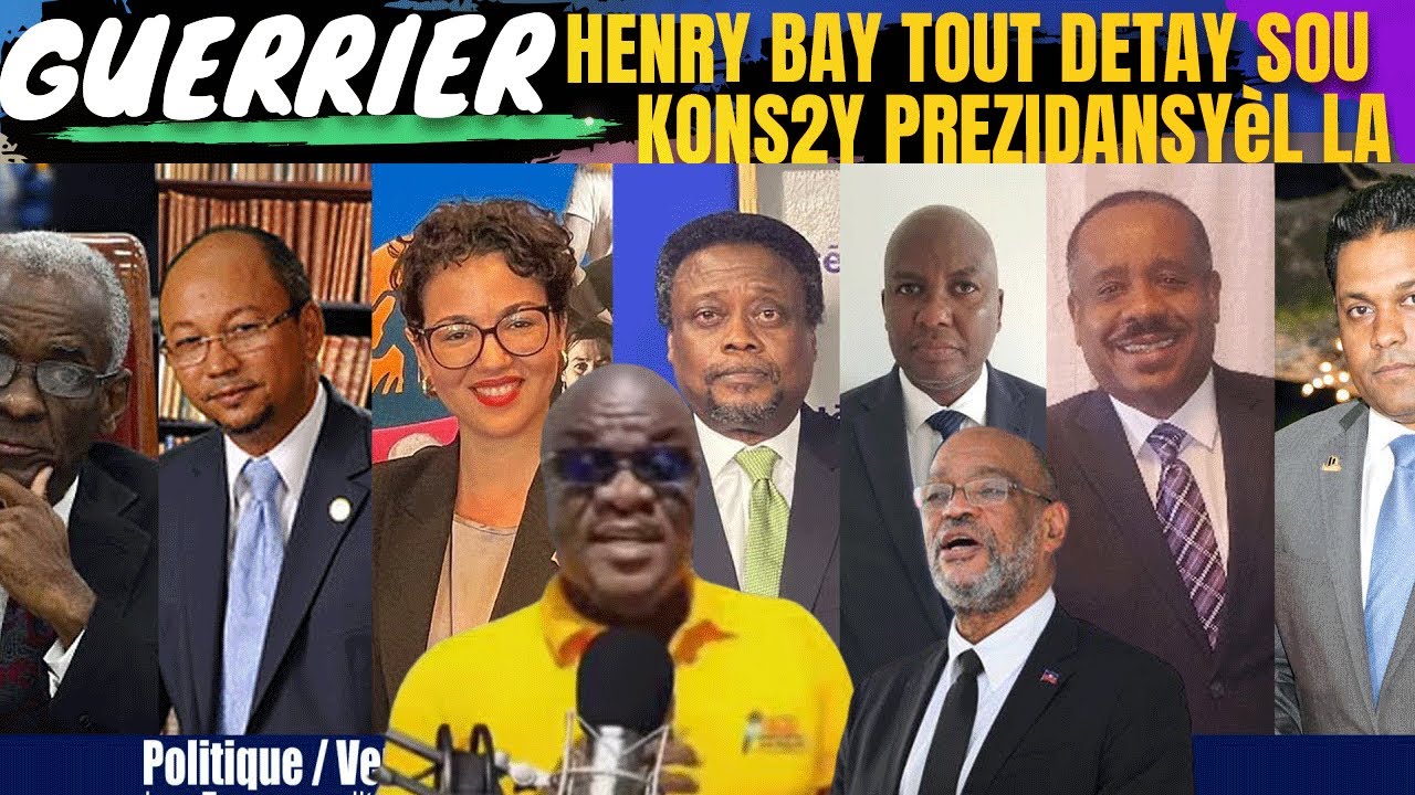 GUERRIER HENRY BAY TOUT DETAY SOU KONSèY PREZIDANSYèL LA YO PAP KA ...