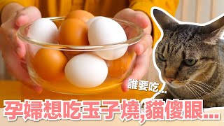 我想吃玉子燒，也做了貓咪的份！｜貓副食食譜｜貓鮮食廚房EP181