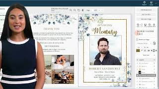 Select The Right Font For Your Funeral Program Template -Corjl