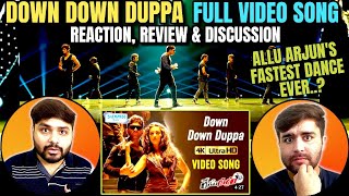 Down Down Duppa Song Reaction | Race Gurram | Allu Arjun, Shruti Haasan | Thaman S