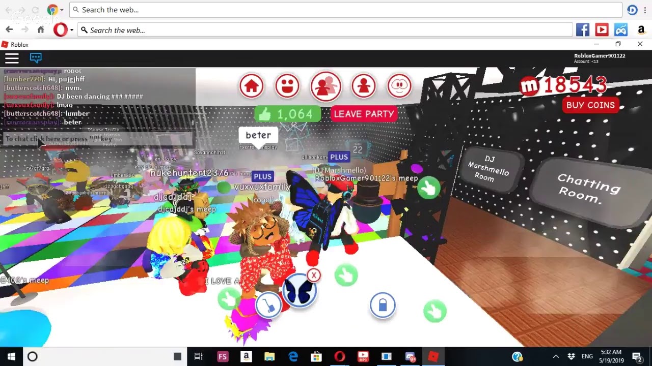 Getting My First 1,000 Likes In MeepCity Party/Roblox Must Watch It ...