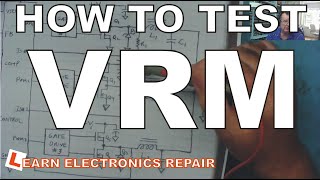 How To Find Short Circuit VRM MosFET With An ESR Meter