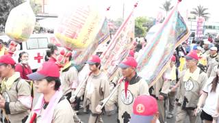 2012 壬辰年大甲媽祖遶境進香 回鑾 頭旗.開路鼓 清水路上