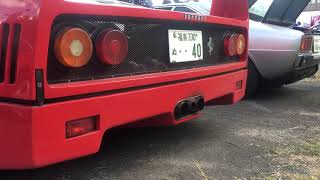 フェラーリ F40 エンジン音 排気音 アイドリング