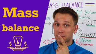 A mass balance starts from the outside