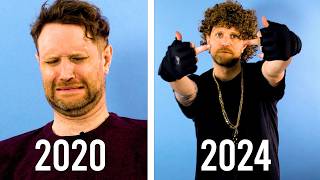 Mark Zuckerberg in 2020 VS 2024