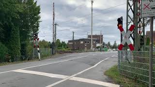 Bahnübergang Münster-Mariendorf || ICE fährt durch