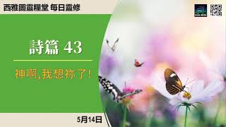 2021年5月14日 诗篇第四十三章：神啊，我想袮了！