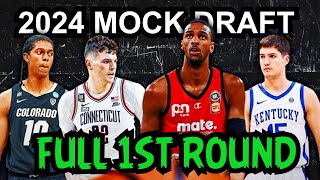 2024 NBA Mock Draft 4.0 [FULL 1ST ROUND, PICKS 1-30]