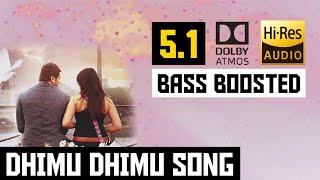 DHIMU DHIMU 5.1 BASS BOOSTED SONG | ENGEYUM KAADHAL | HARRIS JAYARAJ | DOLBY | BAD BOY BASS CHANNEL