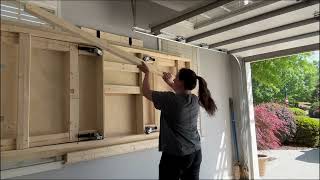 Ultimate Folding Workbench Setup | Small Garage Game-Changer!