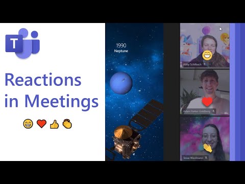 How to use reactions | NEW features in Microsoft Teams meetings | #shorts