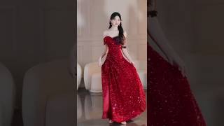 pretty red dress #viral #ytshorts #dress #trend #fashion #korean #bridesmaid