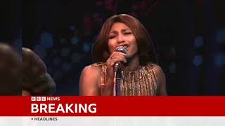 BBC News Channel :: Tina Turner has died :: Breaking News and TOTH (24/05/2023)