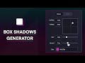 CSS Box Shadows Generator