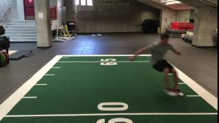 Closed 45 Agility Shuffle-Sprint