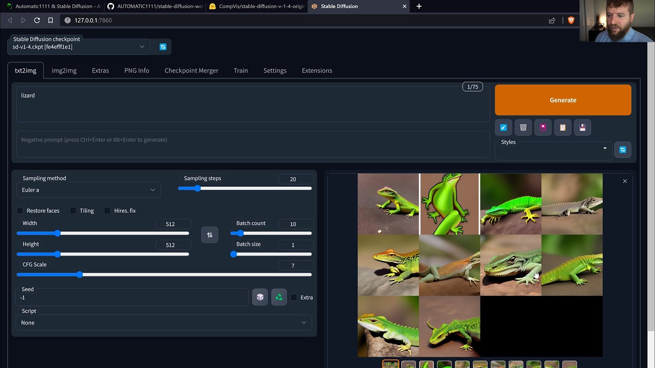 Ai Art Course Install Setup Automatic1111 Stable Diffusion Youtube