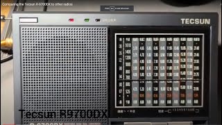 Comparing the Tecsun R-9700DX to other radios