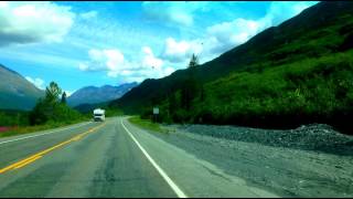 Valdez /Thompson pass scenic drive . (Time lapse no music sorry )