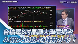 台積電8吋晶圓大降價誰害的？AI股「大逃殺」科技股要小心?!｜關我什麼事｜三立iNEWS陳斐娟主持｜投資理財、財經新聞 都在94要賺錢