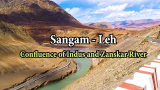 Sangam Valley Leh Ladakh | Confluence of Indus and Zanskar River