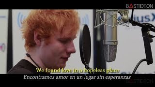 Ed Sheeran - We Found Love (Sub Español + Lyrics)