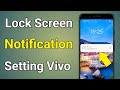 Lock Screen Notification Vivo | Lock Screen Notification Off Vivo