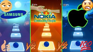Tiles hop - semsung vs nokia vs iPhone again by smash Gaming #tileshop #youtube