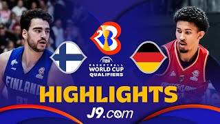 🇫🇮 Finland vs 🇩🇪 Germany  | J9 Basketball Highlights - #FIBAWC 2023 Qualifiers