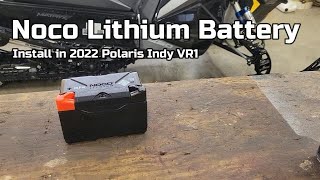 Noco Lithium Battery - Polaris Matryx Indy VR1